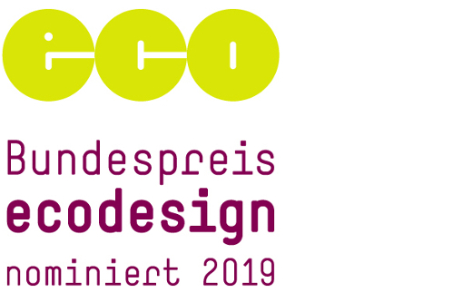 Label Bundespreis Ecodesign Nominee 2019