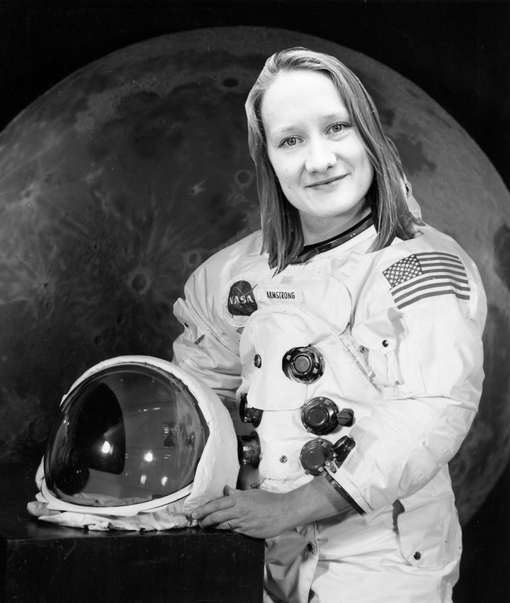 Kiezbett Ellen Astronaut Fotomontage